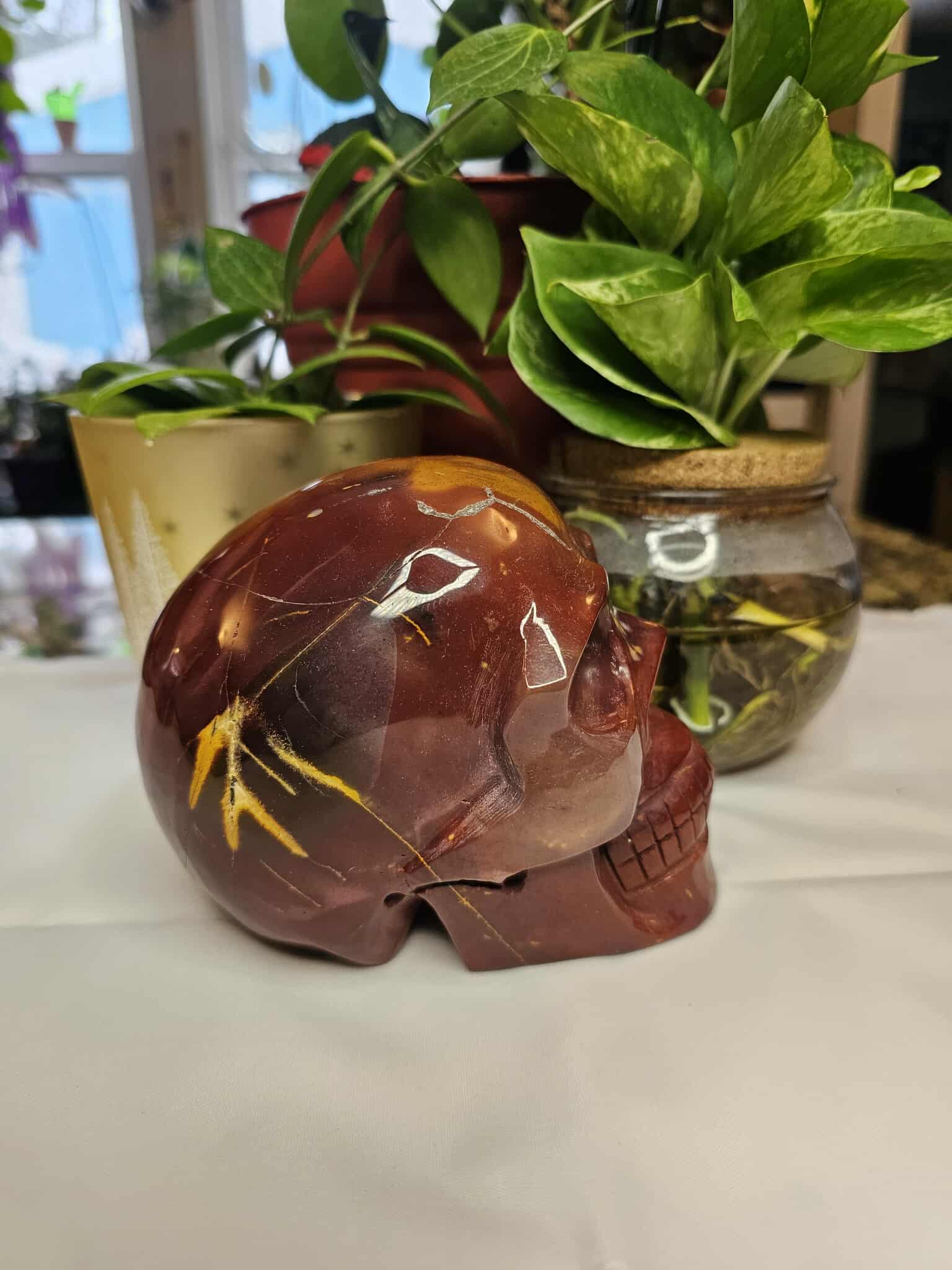 Mookaite Crystal Skull – Ancient Wisdom With a Playful Wink