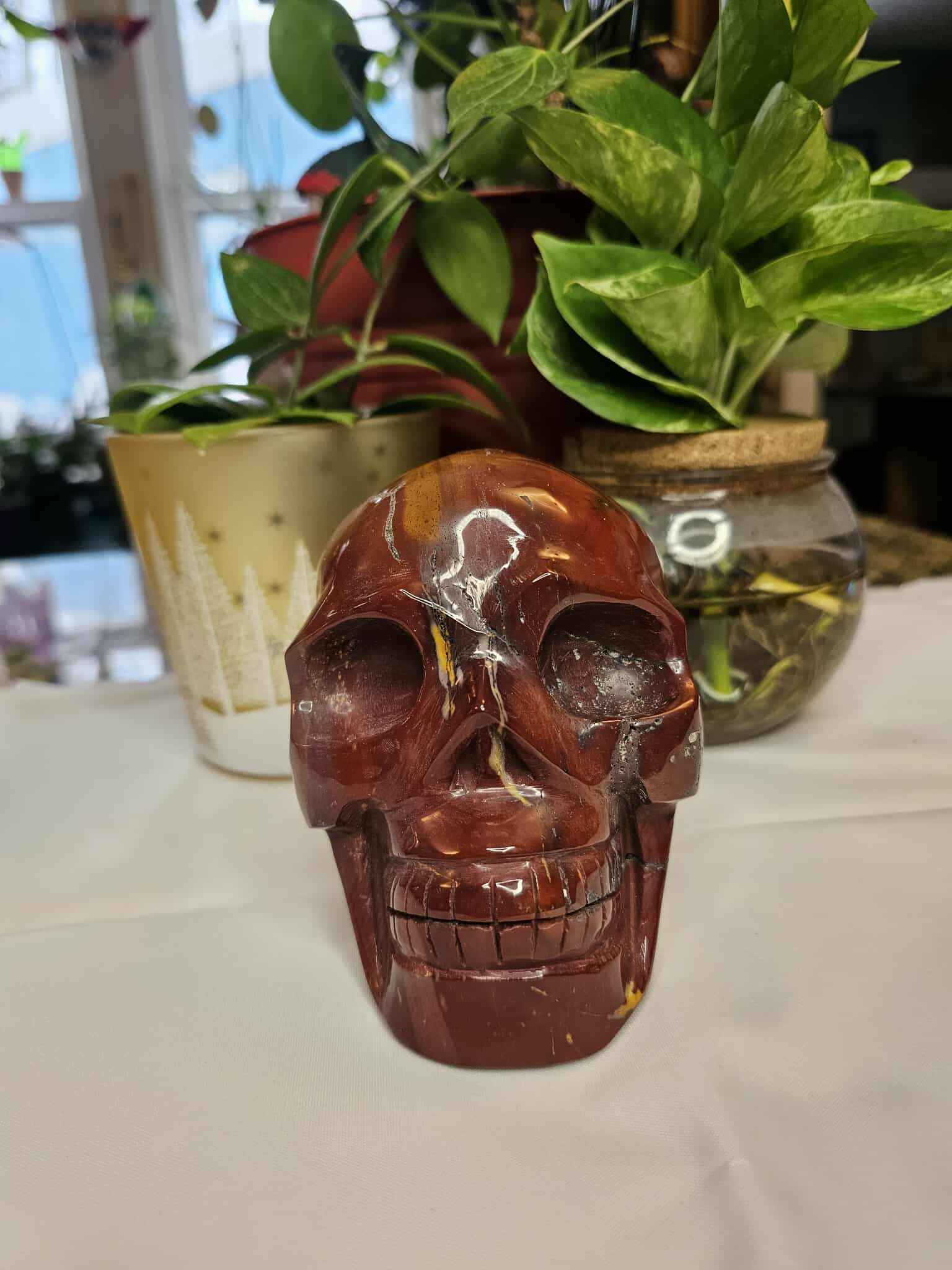 Mookaite Crystal Skull – Ancient Wisdom With a Playful Wink