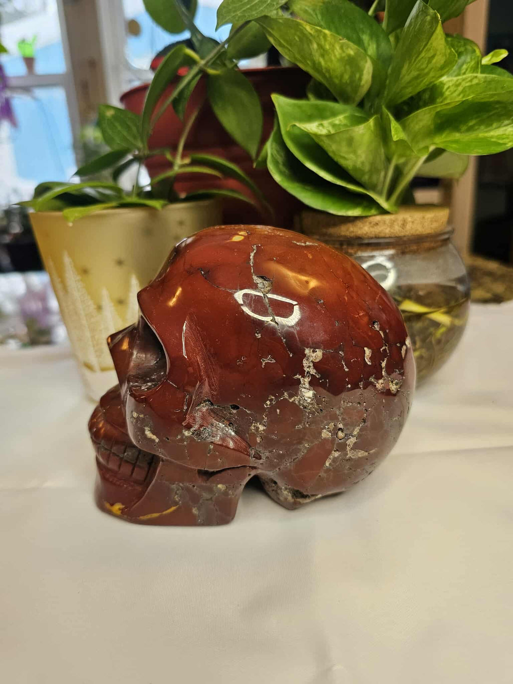 Mookaite Crystal Skull – Ancient Wisdom With a Playful Wink