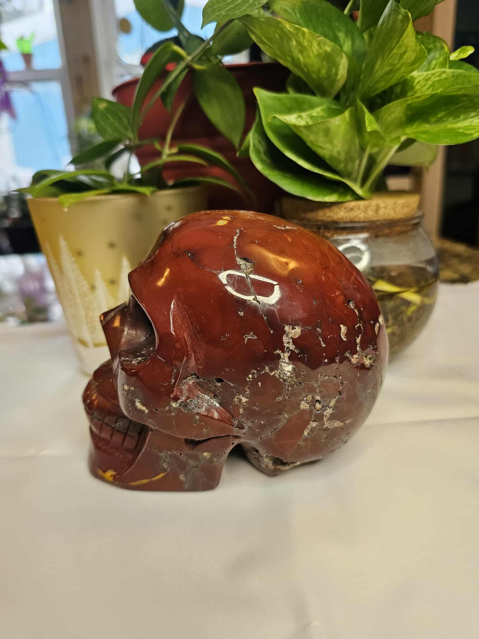 Mookaite Crystal Skull – Ancient Wisdom With a Playful Wink