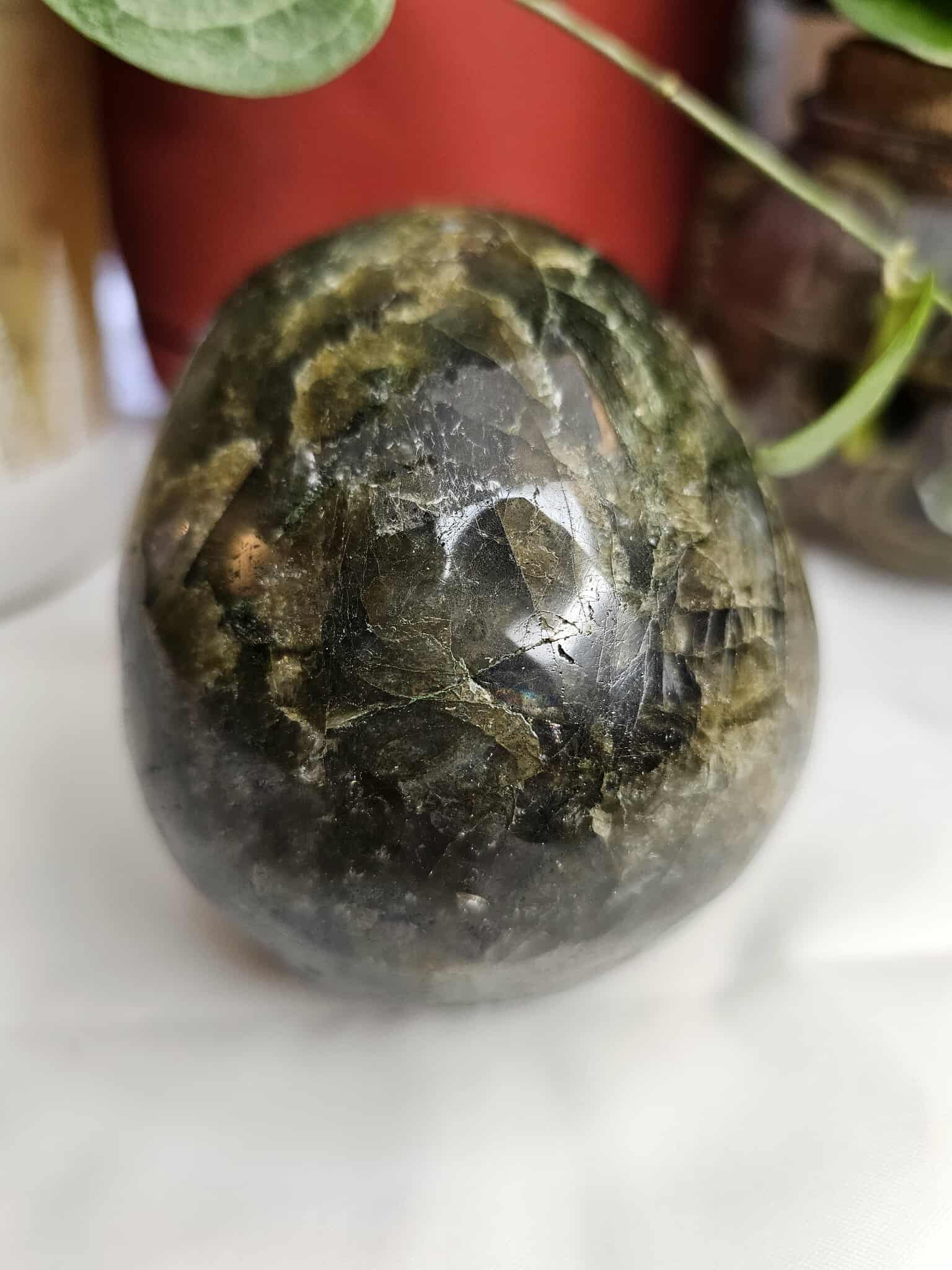 Labradorite Crystal Skull – A Sparkly Little Portal to Possibility