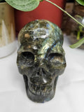 Labradorite Crystal Skull – A Sparkly Little Portal to Possibility